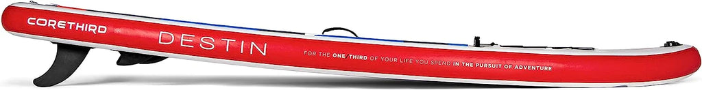 Core Third Destin 10'6" Inflatable Paddle Board for Beaches and Lakes with Complete SUP Kit