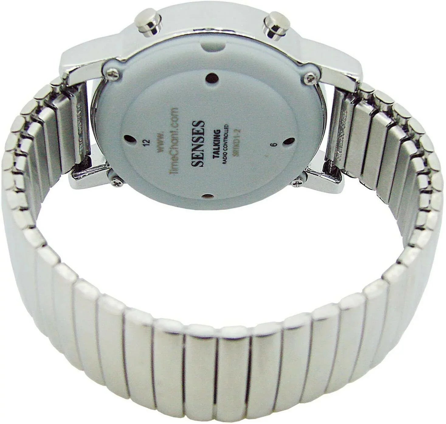 Five Senses Atomic Talking Watch - Sets Itself Senses Metal Easy-to-Read Talking Watch For Elderly Seniors Hard of Hearing Vision Impaired (1021)