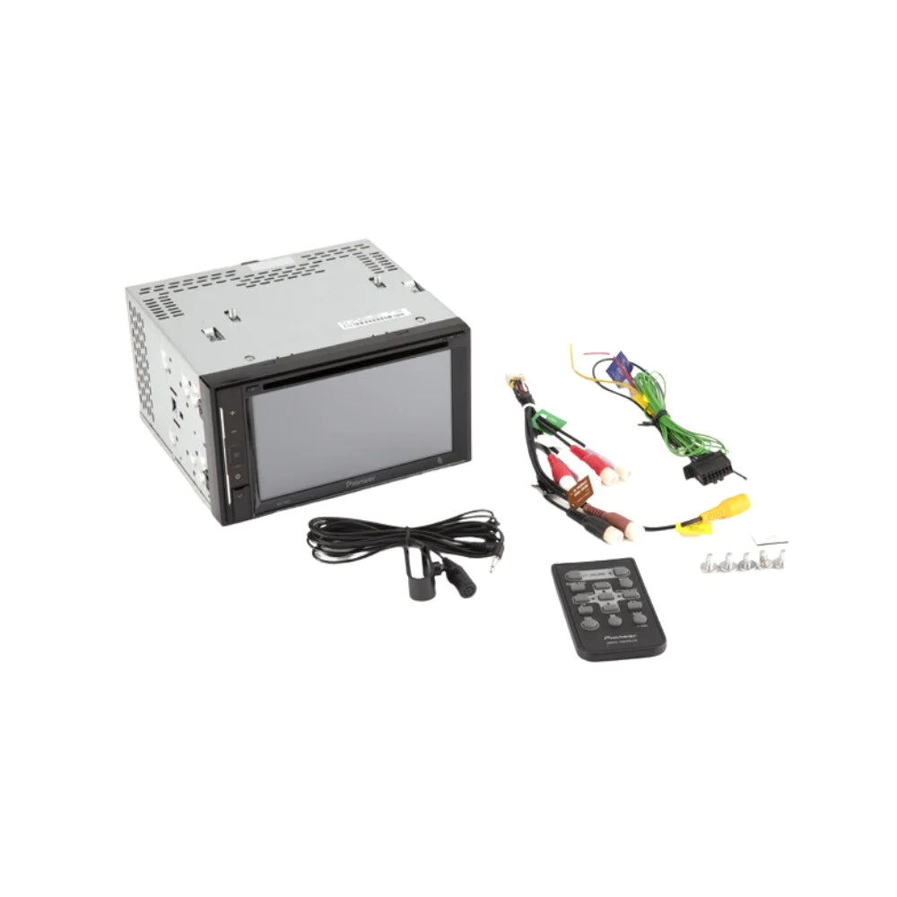 KIT4846 Bundle for 2000-2005 Chevrolet Cavalier W/ Pioneer AVH-241EX Double DIN Car Stereo with Bluetooth/Backup Camera/Installation Kit/in-Dash DVD/CD AM/FM 6.2" Touchscreen Digital Media Receiver