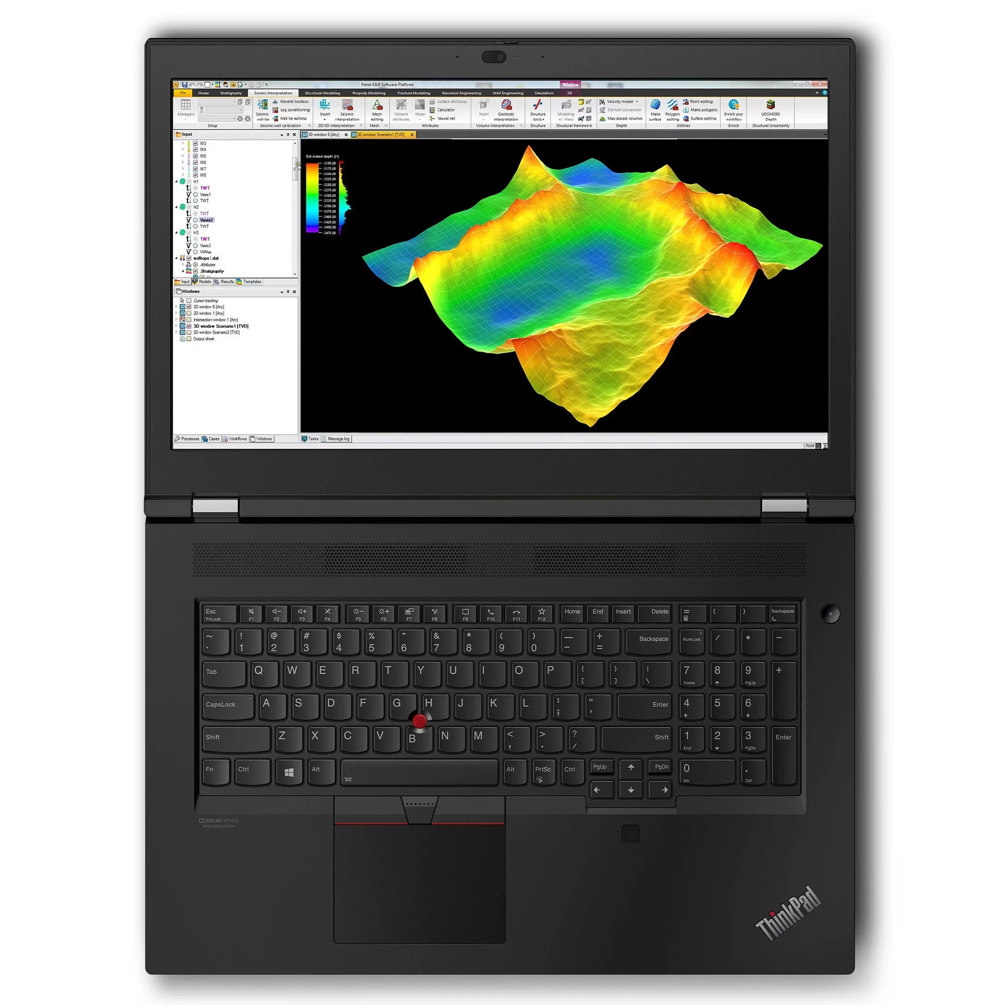 ThinkPad P17 Laptop, 17.3" FHD IPS 300 nits, i7-10750H, Quadro, 32GB, 1TB