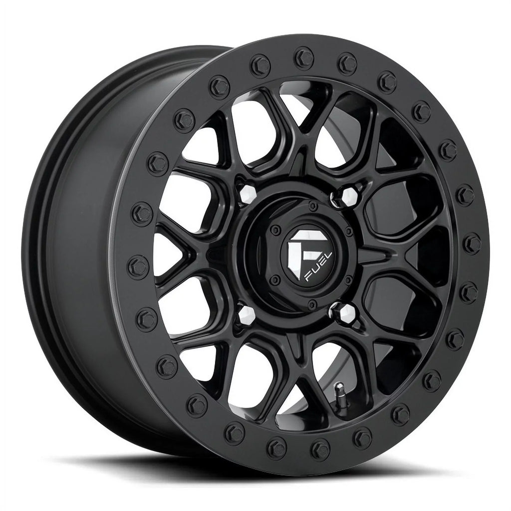 Fuel Tech Beadlock 15" Wheels Ebony 32" Warrior XT Tires Kawasaki Mule Pro FXT