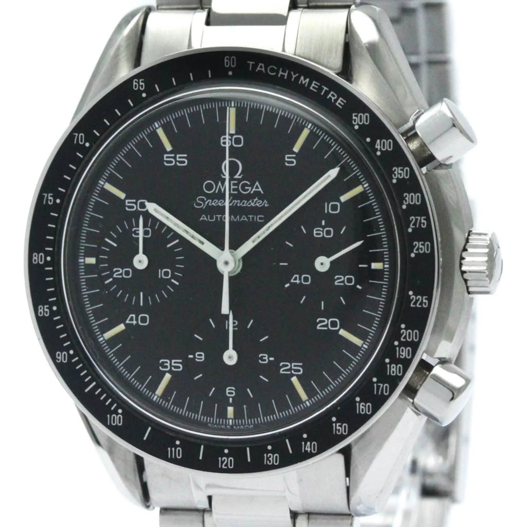 Pre-Owned Polished OMEGA Speedmaster Automatic Steel Mens Watch 3510.50 BF567907 (Good)