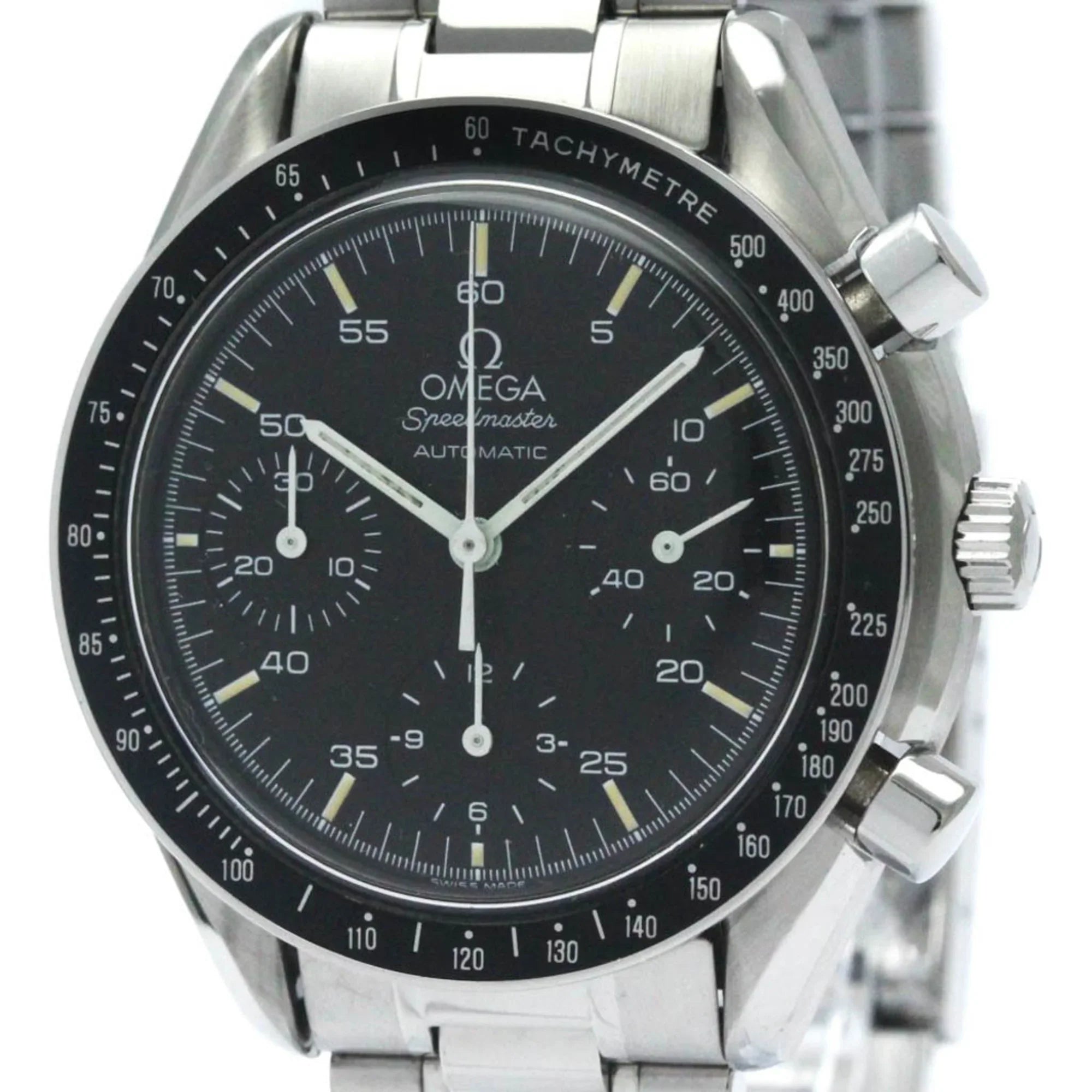 Pre-Owned Polished OMEGA Speedmaster Automatic Steel Mens Watch 3510.50 BF567907 (Good)
