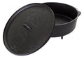 Camp Chef 12 Quart 16" Classic Dutch Oven, Pre-Seasoned Cast Iron, SDO16