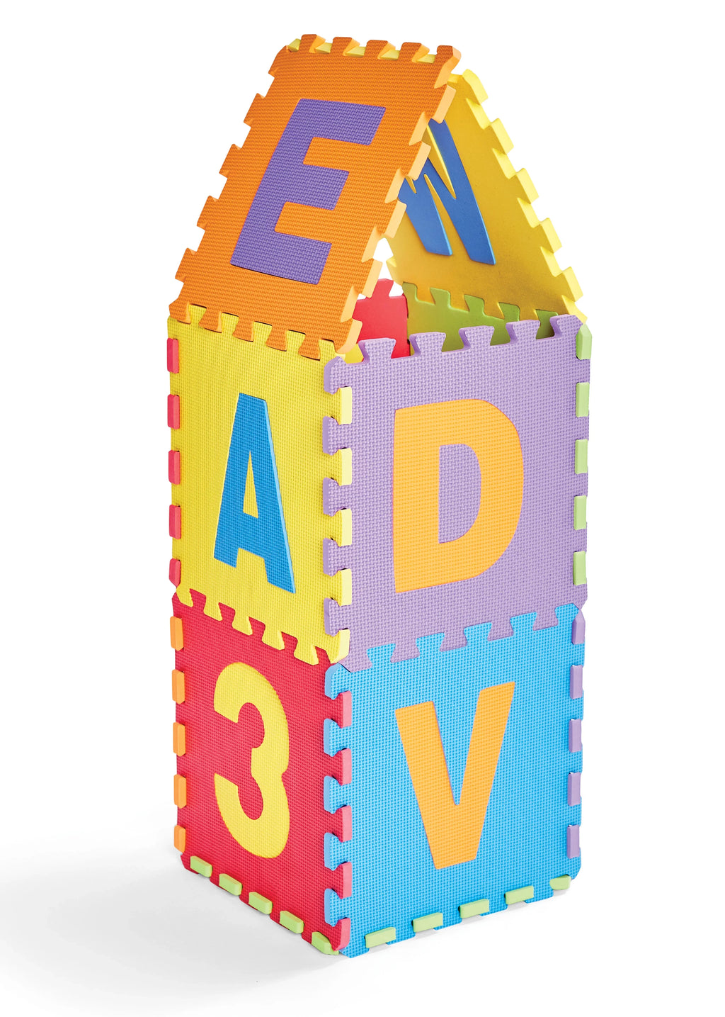 Kidoozie ABC & 123 Puzzle Playmat, Foam Playmat with Storage Bag for Toddler or Preschooler, Ages 12m+