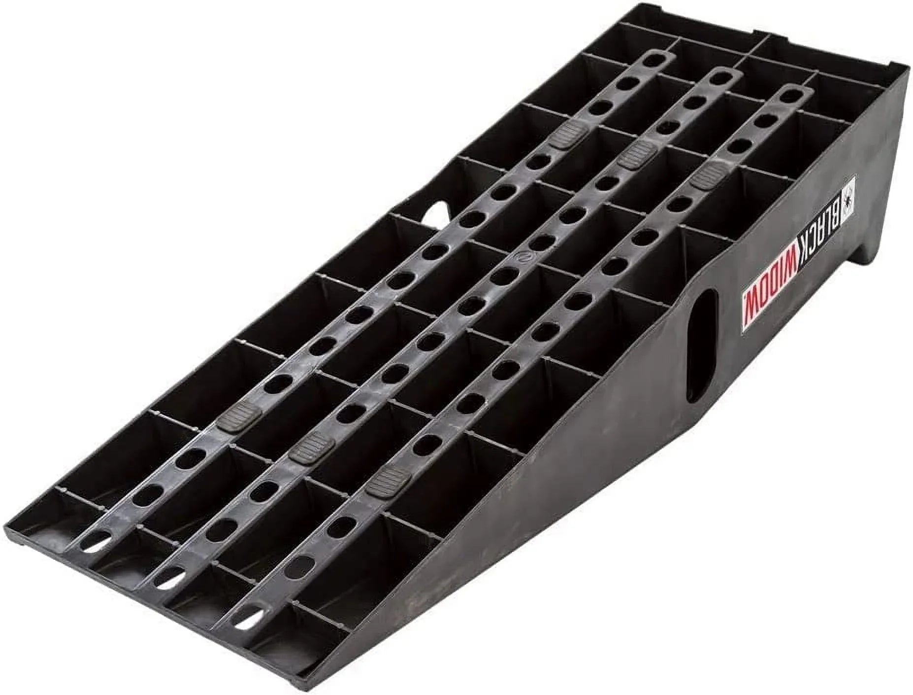 PSR295 Plastic Car Service Ramps - Lifts Vehicles 6.25" H for Maintenance or Oil Changes - Each Ramp is 12" W - Pack of Two - 10,000 lbs. Capacity Per Pair