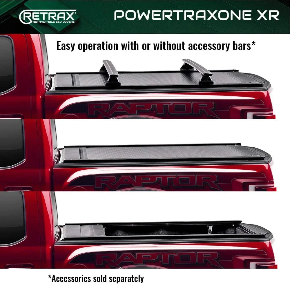 Retrax By Realtruck PowertraxONE XR Retractable Truck Bed Tonneau Cover | T-70862 | Compatible With Select 2022-2023 Tundra w/o Deck Rail System 6' 7" Bed (78.7")