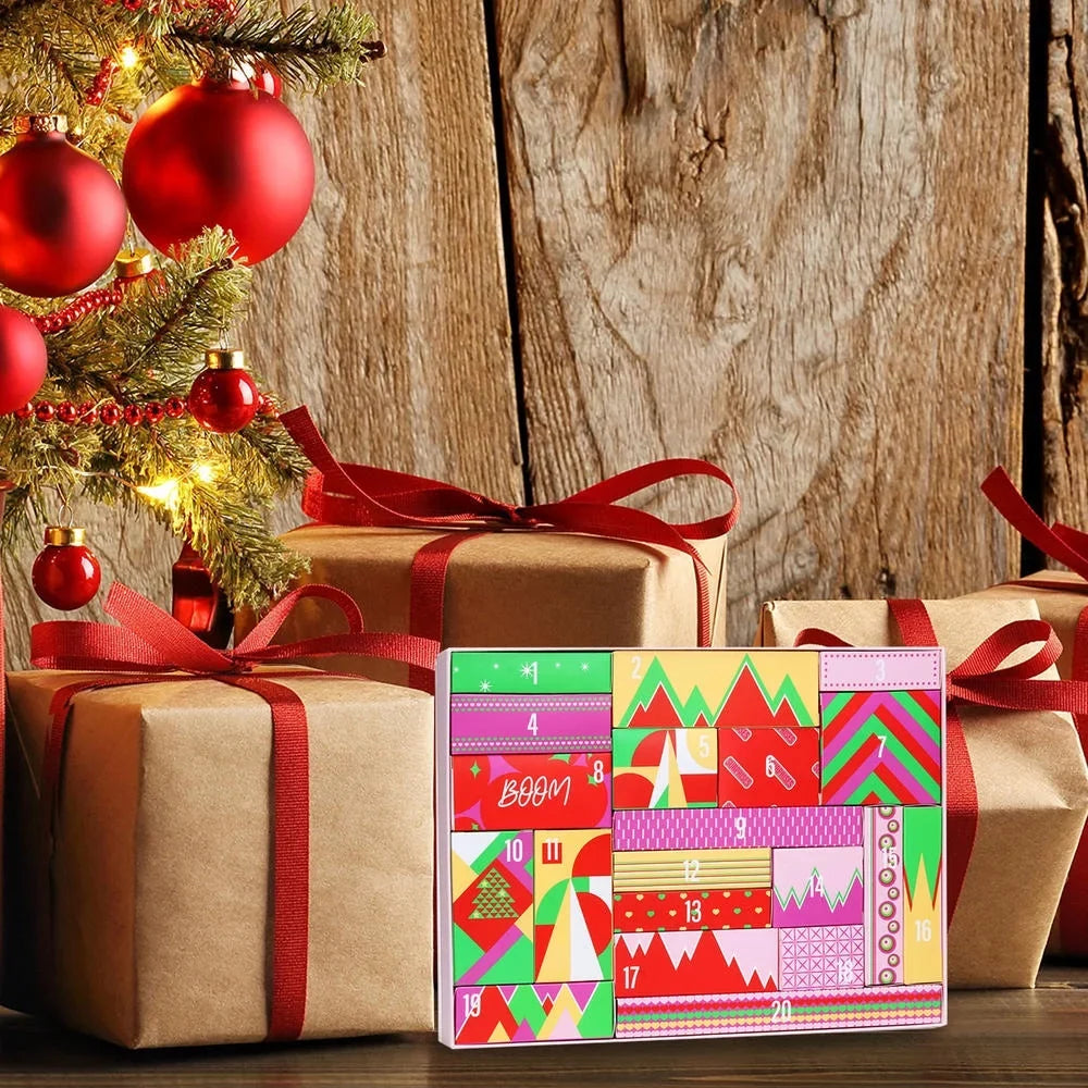 IKOMMI Valentine's Day gift Makeup Advent Calendar 2024 for Teens Girls Christmas Countdown Calendar Makeup Gift Set,Xmas Gift Box Calendar for Women Full Kit