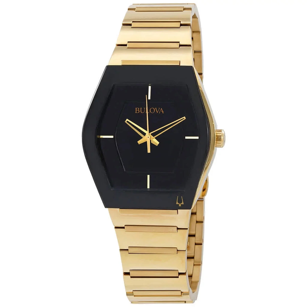 Bulova Quartz Dark Dial Gold-tone Men's Watch 97A164