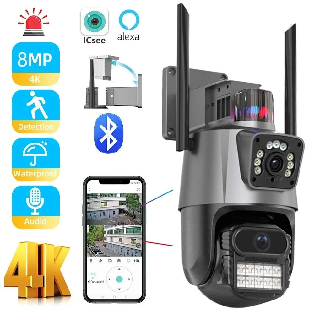 JLLOM Enhanced Dual Antenna Penetration for Maximum Signal Strength - Never Miss a Moment with This PTZ Camera