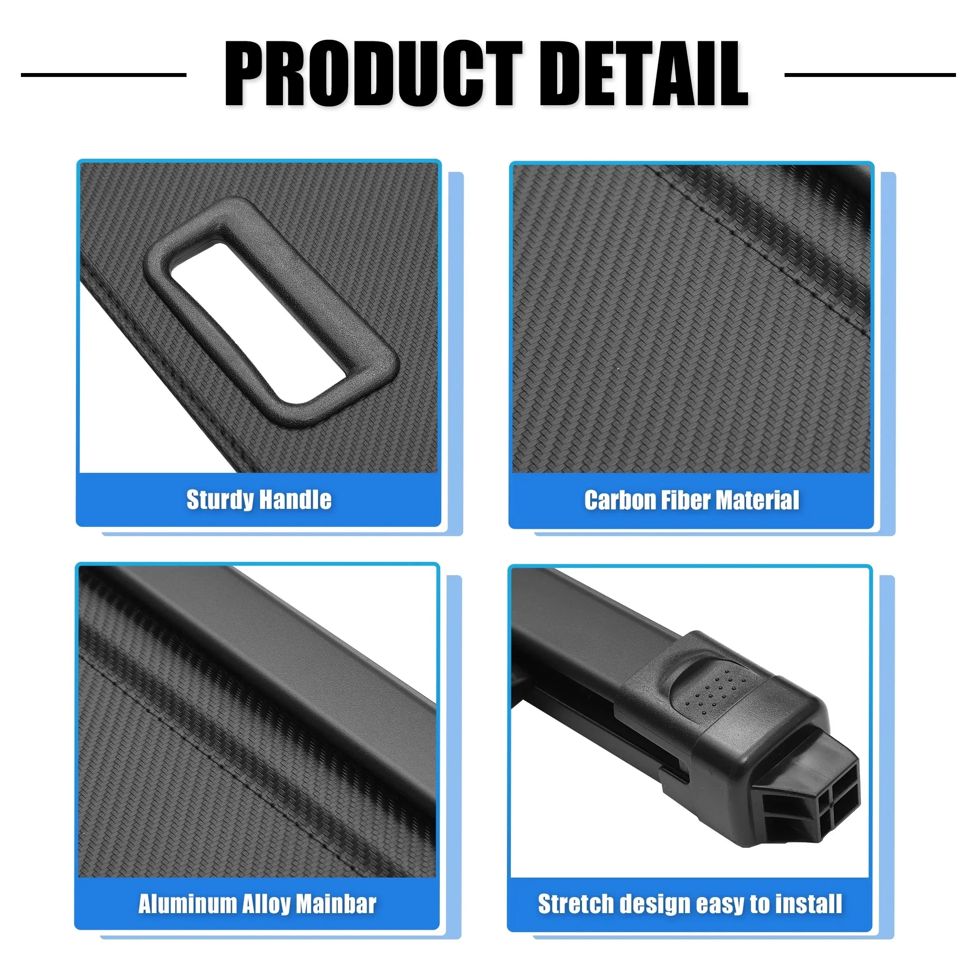 Unique Bargains Retractable Cargo Cover Rear Trunk cover Shield Shade Fit for Nissan Rogue 2021-2024 Not for Rogue Sport
