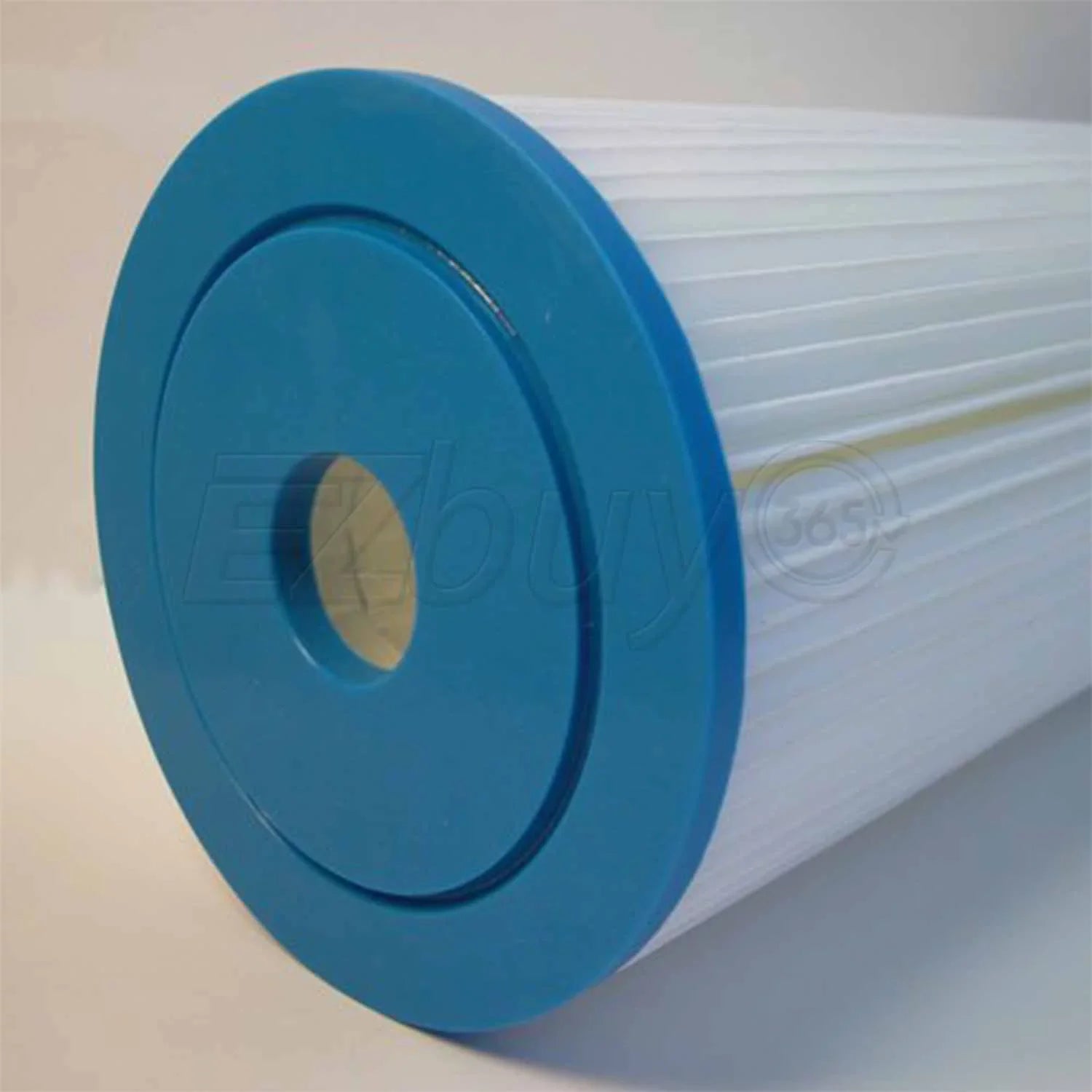 Big Blue Pleated Washable & Reusable Sediment Filter 5 Micron Amplified Surface Area, Removes Sand, Dirt, Silt, Rust, Extended Filter Life for 20" Big Blue Housing, by Ronaqua (Set of 6)