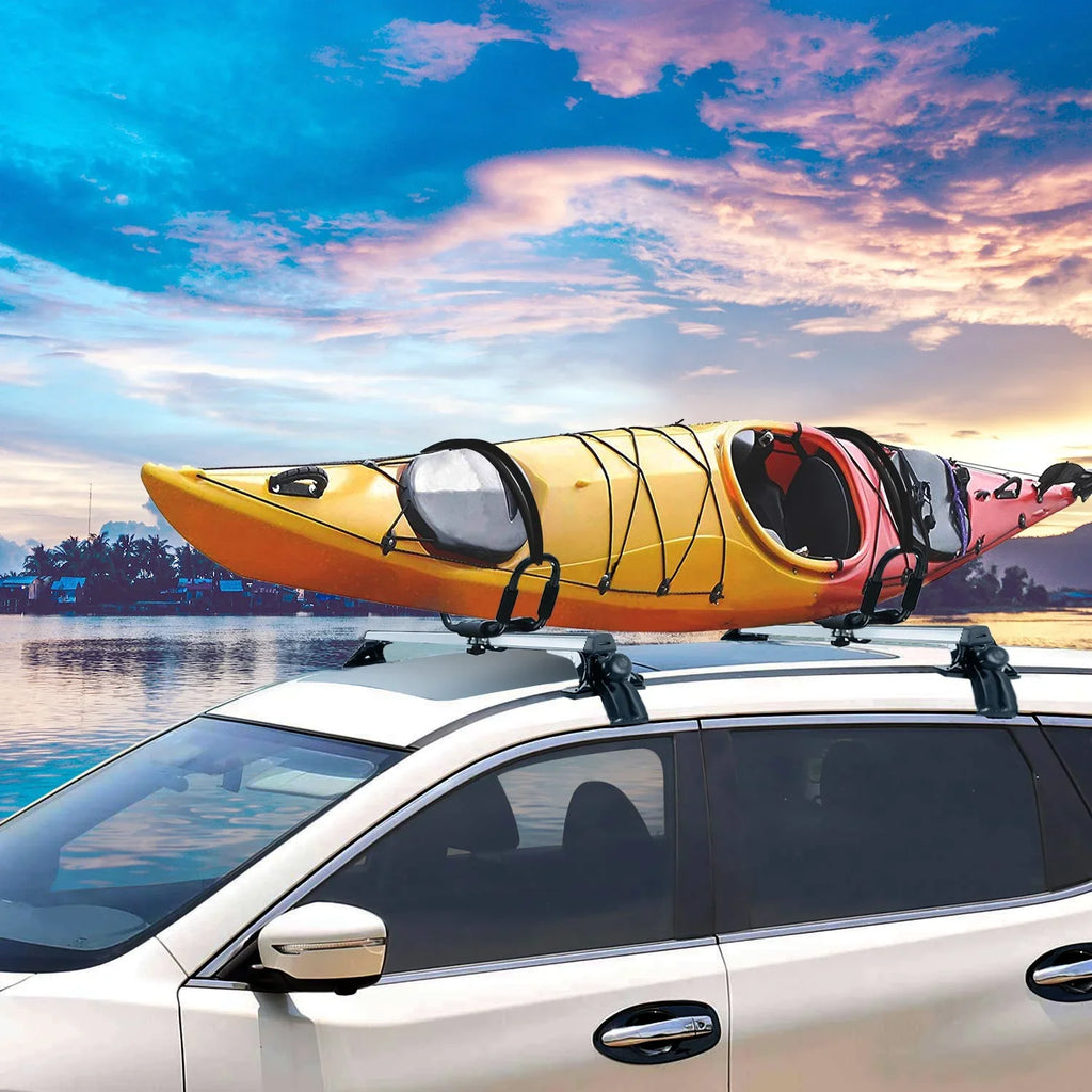 iMounTEK Roof Rack Crossbars 47.24in Car Roof Rack Aluminum Cargo Carrier with 165LBS Capacity Fit for Most Vehicle Wagon Car Without Roof Side Rail