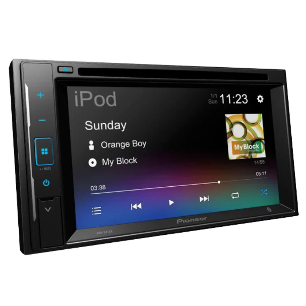 KIT4846 Bundle for 2000-2005 Chevrolet Cavalier W/ Pioneer AVH-241EX Double DIN Car Stereo with Bluetooth/Backup Camera/Installation Kit/in-Dash DVD/CD AM/FM 6.2" Touchscreen Digital Media Receiver
