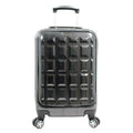 Duro 20-inch Carry-On Spinner Luggage with Laptop Pocket - Grey