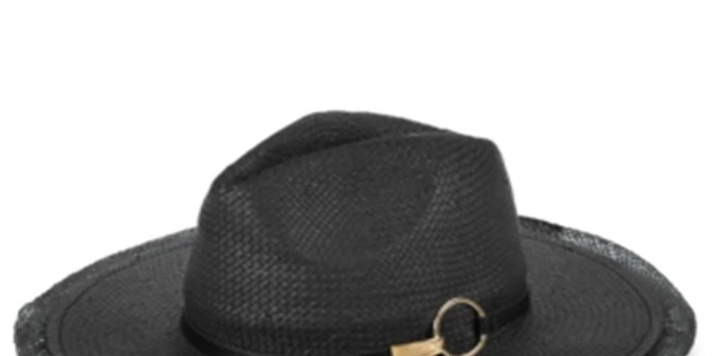 Vince Camuto Men's Ring Panama Hat Dark Size Regular