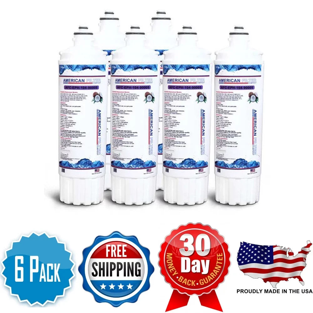 AFC Brand , Water Filters , Model # AFC-EPH-104-9000S , Compatible with EverPure® EF-1500 - 6 Filters - Made in U.S.A.