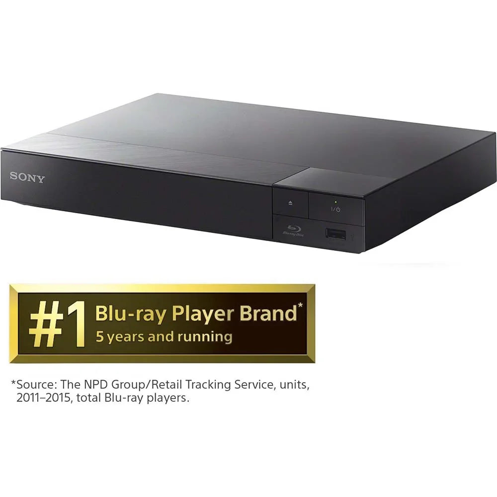 BDP-S6700 4K Upscaling 3D Streaming Blu-ray Disc Player Bundle with Deco Gear 6FT HDMI Cable, Microfiber Cleaning Cloth, Deco Essentials Laser Lens Cleaner & 1 Year CPS Enhanced Protection Pack