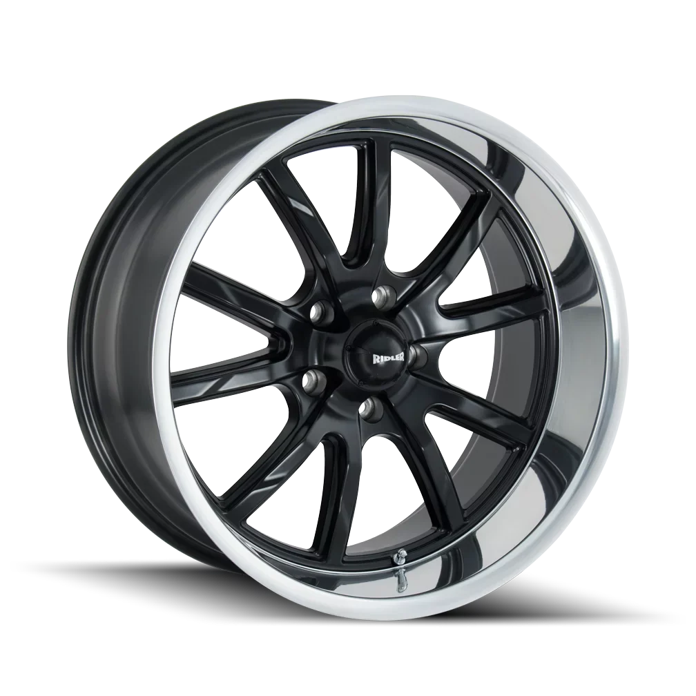 RIDLER 650 20X8.5 5X120.65 0ET 83.82CB MATTE Dark LIP