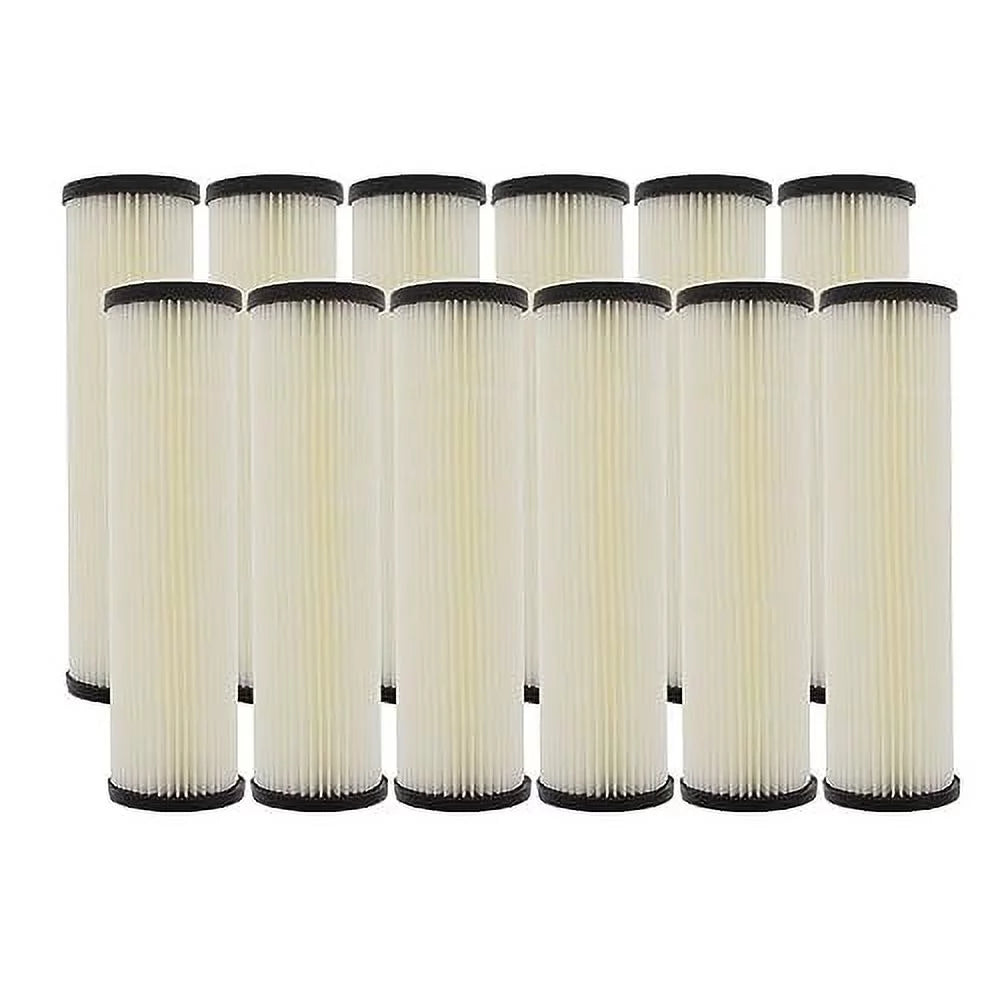 S1 20 Micron Standard 10 X 2.5 Inch Pleated Sediment Water Filter 12 Pack