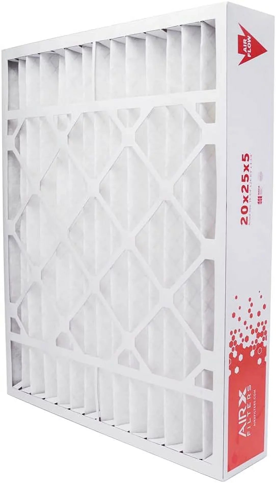 20X25x5 MERV 8 HV Furne Air Filter Replement For HCF20-10 X0586 X6673, Dust 2-Pk, Made In The