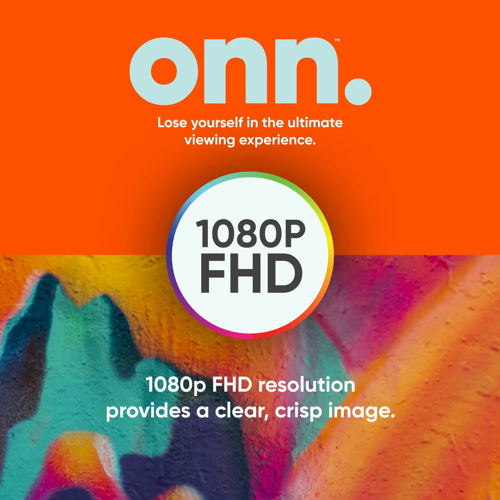 onn. 42” Class FHD (1080P) LED Roku Smart TV (100068372)