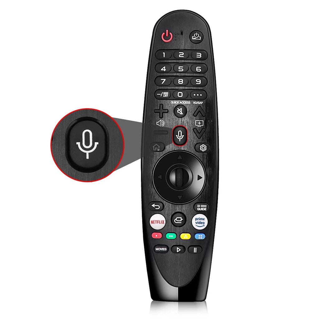 AN-MR20GA New Voice Magic Replacement Remote Control for UHD OLED QNED NanoCell 4K 8K Models Netflix and Prime Video Hot Keys, /Alexa, with Pointer Function