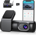 OMBAR Dash Cam Front and Rear 4K/2K/1080P+1080P 5G WiFi GPS for Cars with Free 64G SD Card,WDR Night Vision, 24h Parking Mode,170°Wide, G-Sensor, Loop Recording, APP