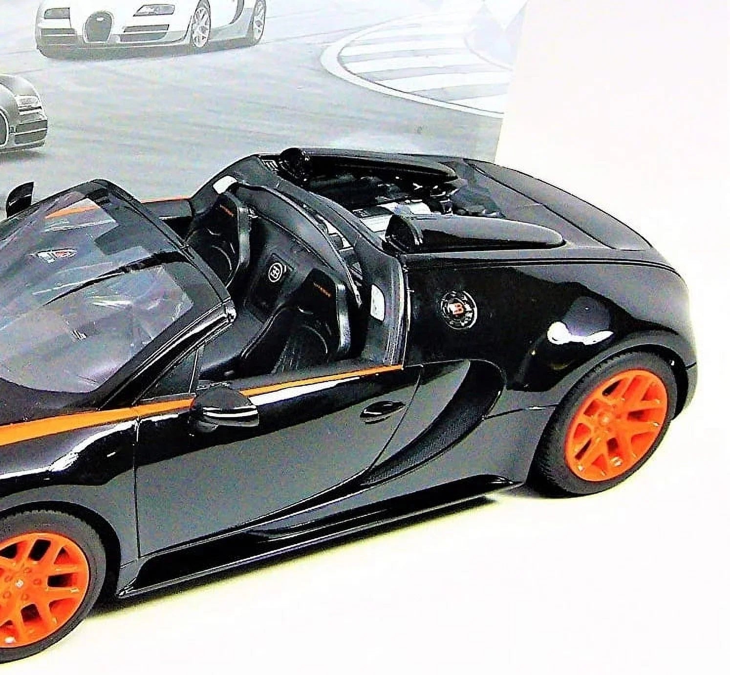 Wonder Wheels 1:14 RC Bugatti Veyron Grand Sport Vitesse Licensed Model Car - Dark
