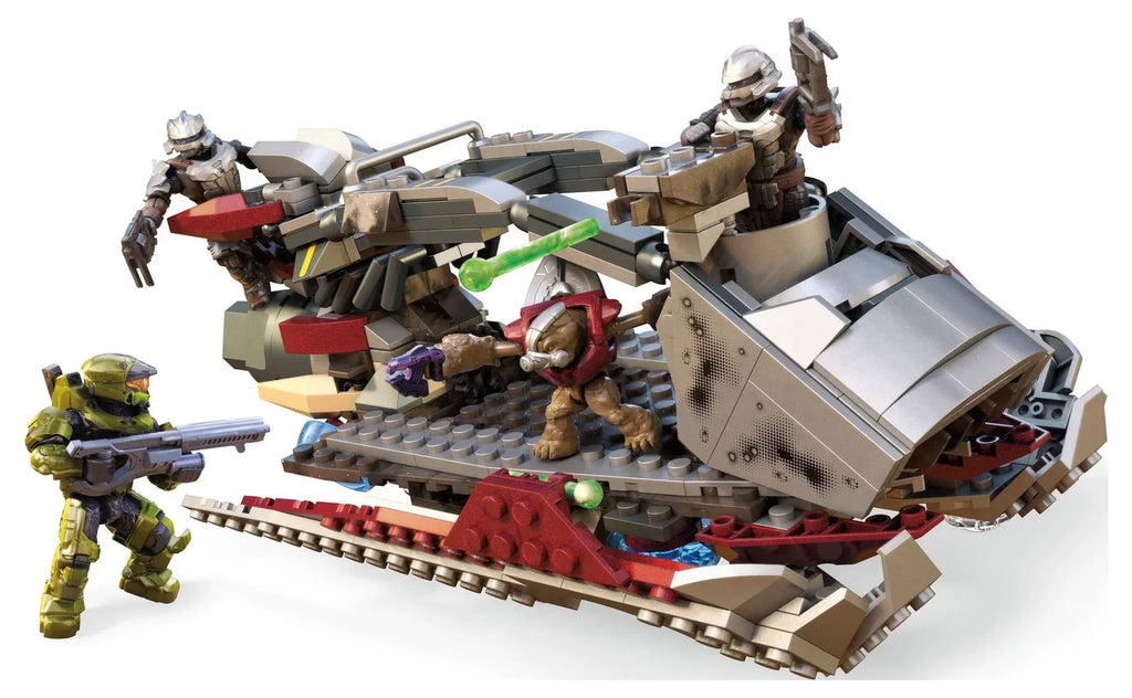 MEGA Halo Skift Intercept Building Kit with Spartan MK VII Action Figure (452 Pieces)