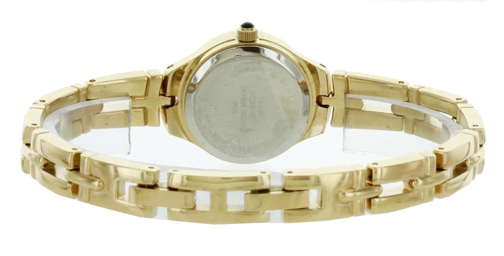 Ein Women's Round Analog Date Gold Tone Bracelet Style Watch