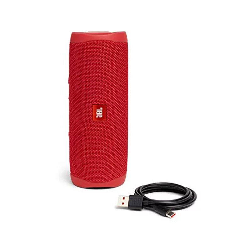 Restored JBL FLIP 5 Portable Waterproof Speaker, Red (Refurbished)