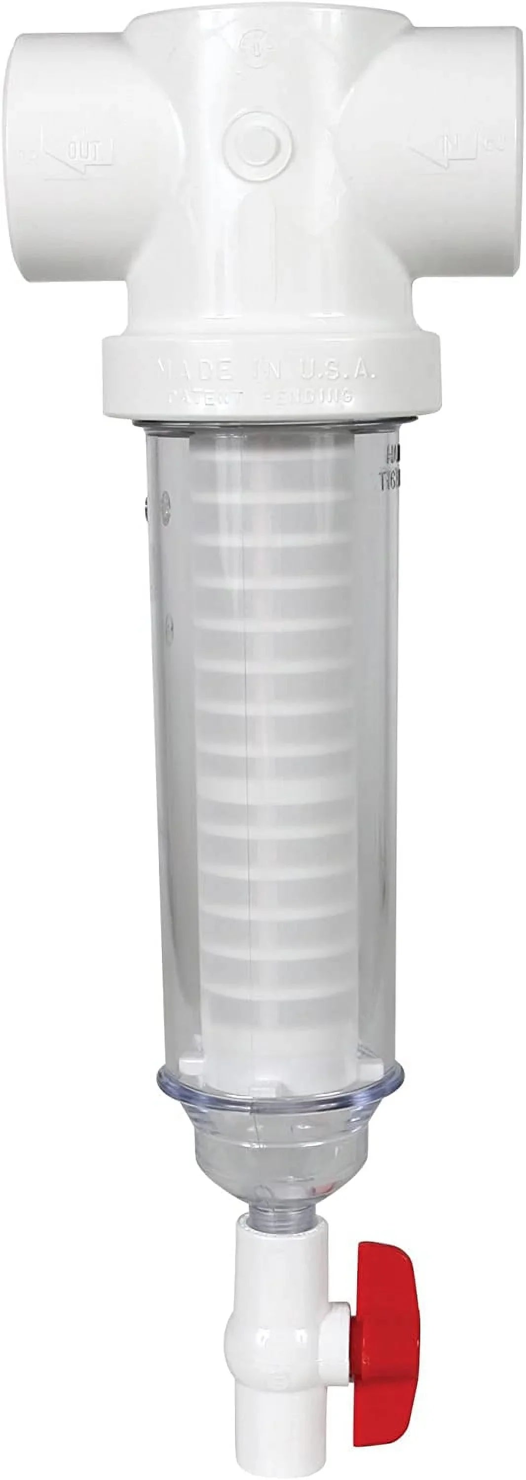 QCAI/Vu-Flow 2" 100 Mesh Spin Down Sediment Filter with Polyester Screen