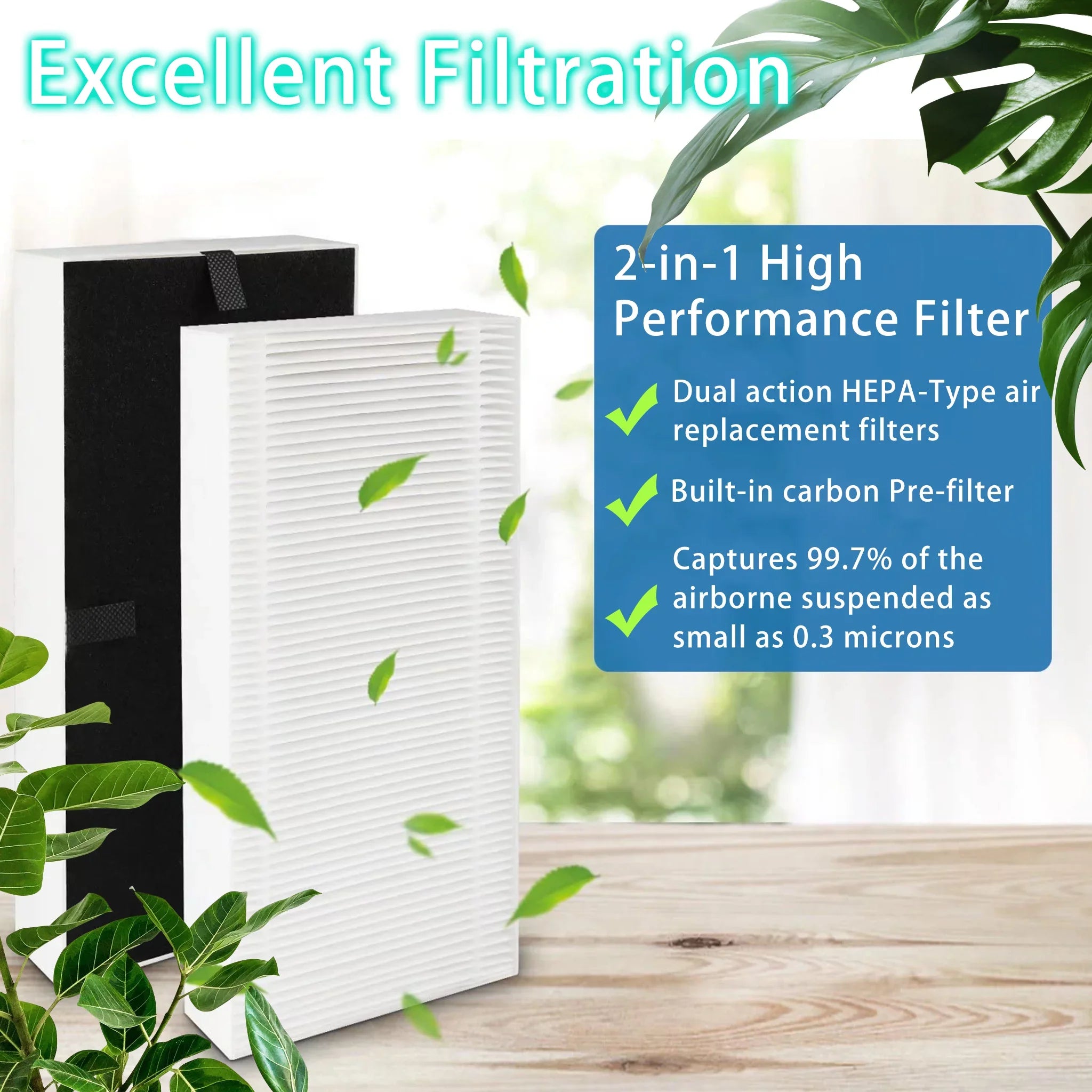 AMI PARTS FRF102B Air Purifier for Febreze Air Purify Filter Honeywell U Filter HHT270W HHT290W