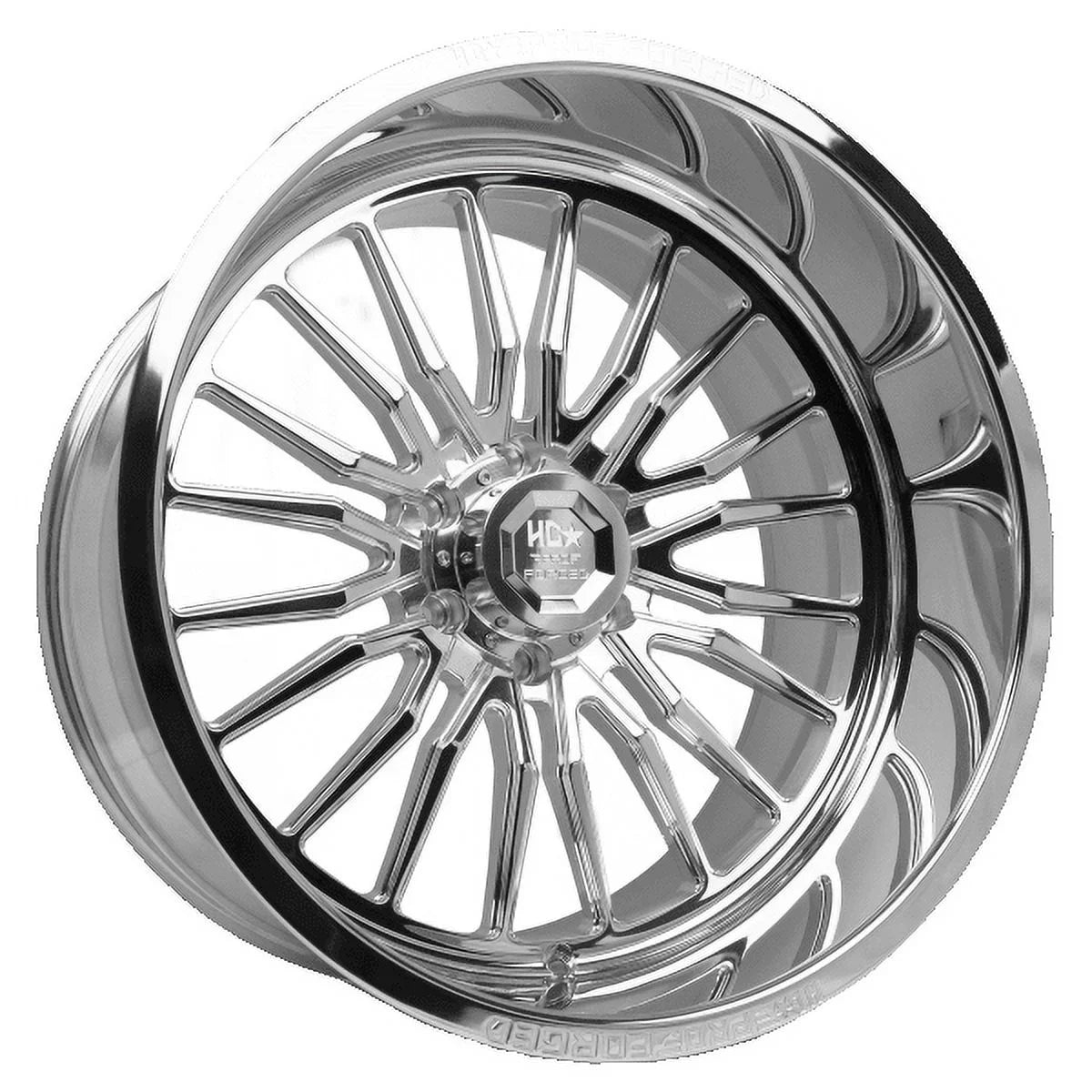LUXXX HD FORGED LHD PRO 5 CHNOOK 26X14 8X165 -76ET 106.1CB High Polished Wheel