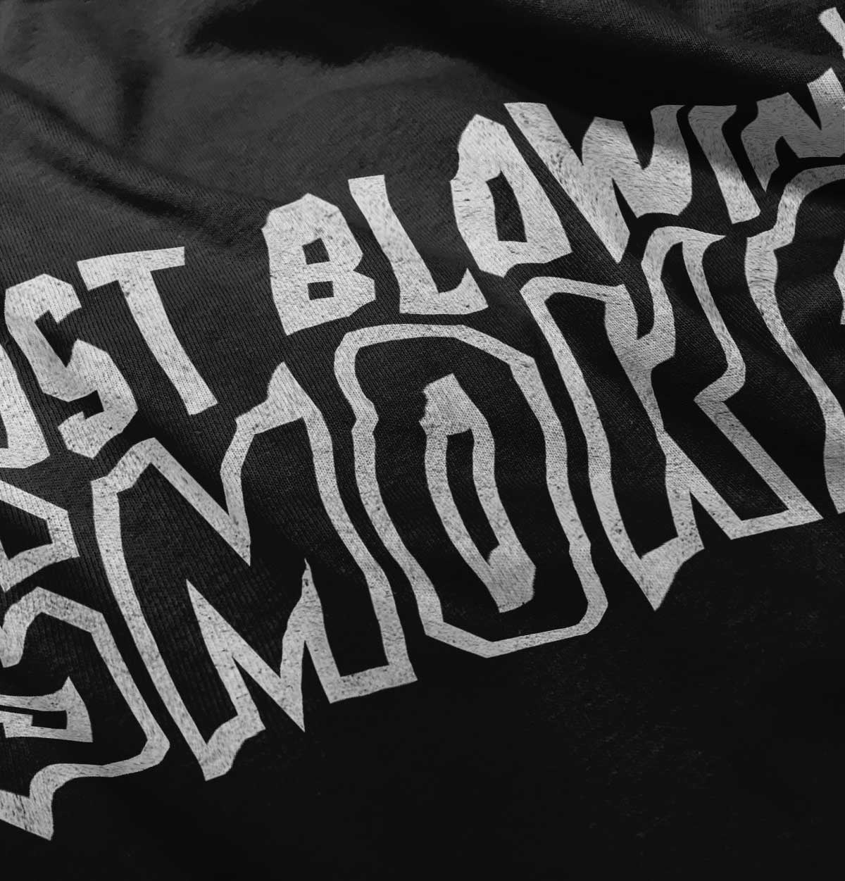 Just Blowin Smoke Weed Smoker 420 Graphic T Shirt Men or Women Brisco Brands