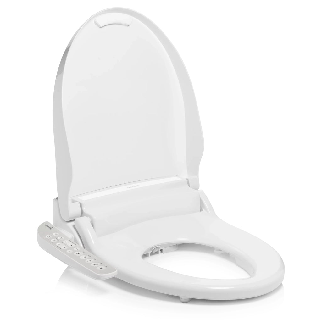 Bron Swash Select DR801 Sidearm Bidet Seat with Warm Air Dryer and Deodorizer, Round White