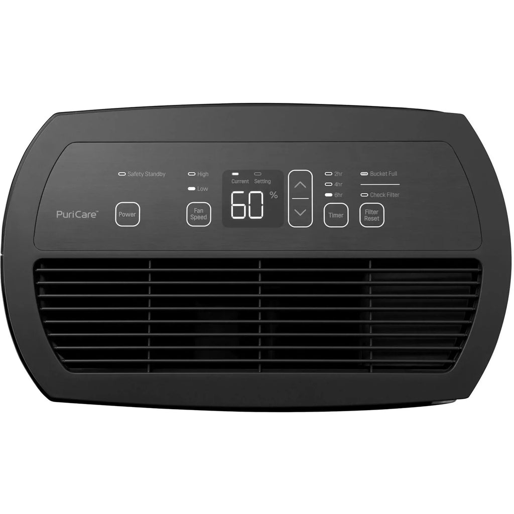 Restored PuriCare 2019 Energy Star 50-Pint Dehumidifier in Ebony (Refurbished)