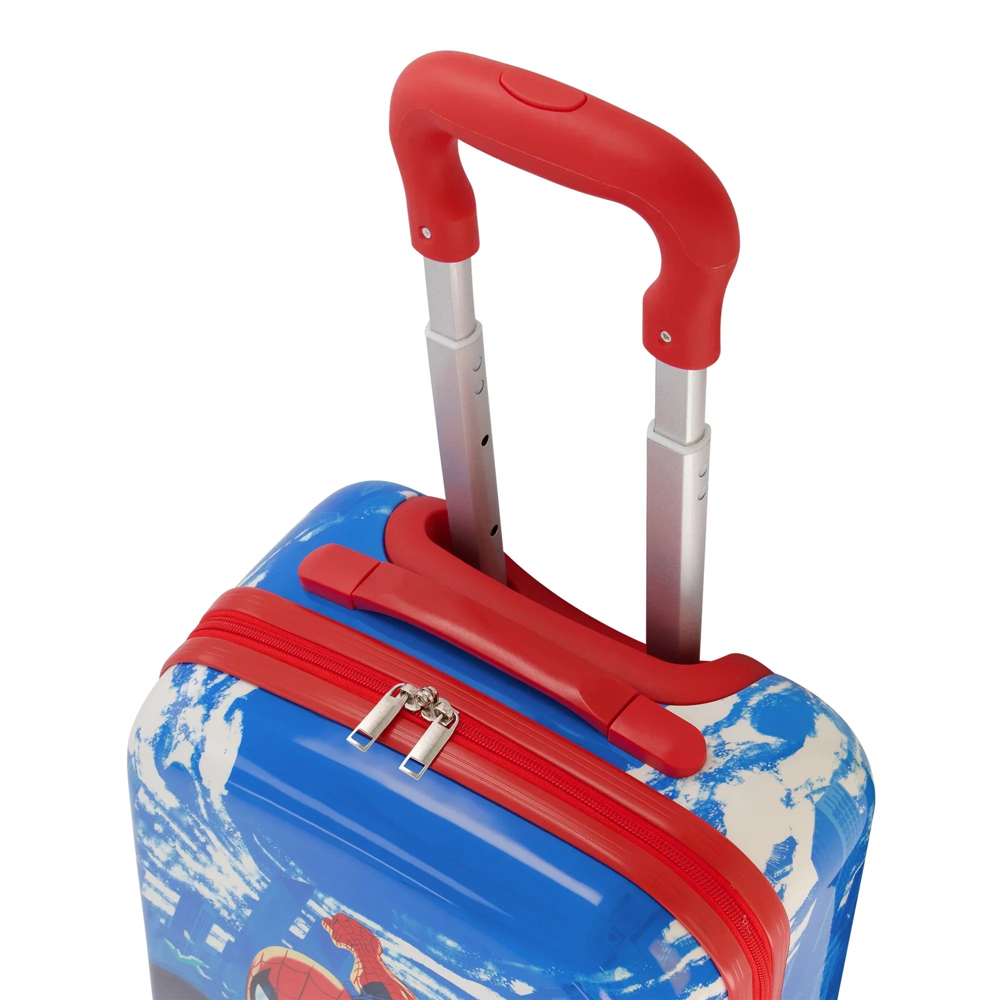 Marvel Spider-Man 21 Inch Kids Rolling Luggage, Hardshell Carry On Suitcase with Wheels, Blue