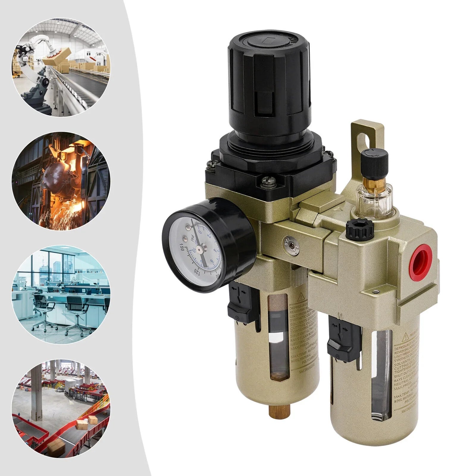 Oil Water Separator Regulator Trap Filter Tire Changer Machine Part Equipment New