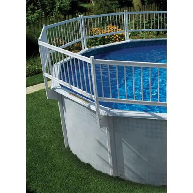 Ocean Blue Water Products 310502 24 in. Above Ground Free Resin Fence 2 Sections Kit