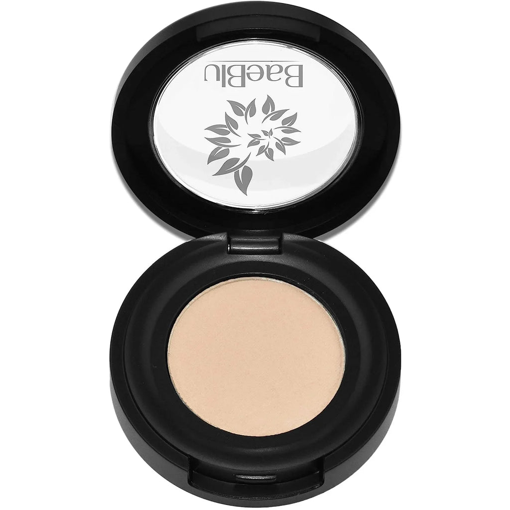 BaeBlu Hypoallergenic Eyeshadow Organic 100% Natural Finely Pressed Velvety Smooth Powder, Made in USA, Cashmere