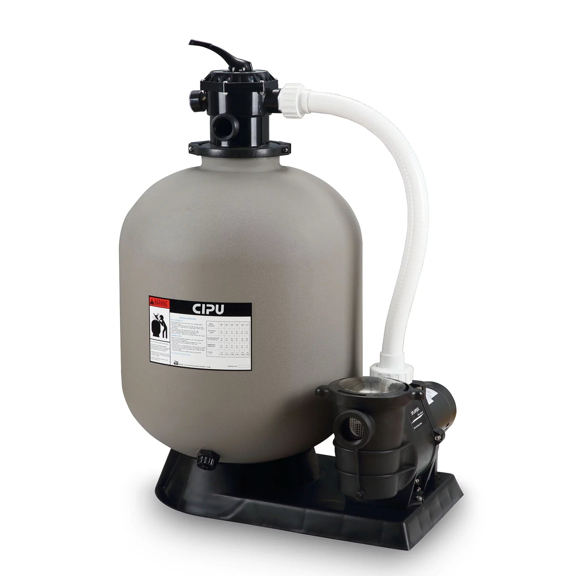 Northlight 24-Inch Above Ground Swimming Pool Sand Filter System with 1.5 Pump