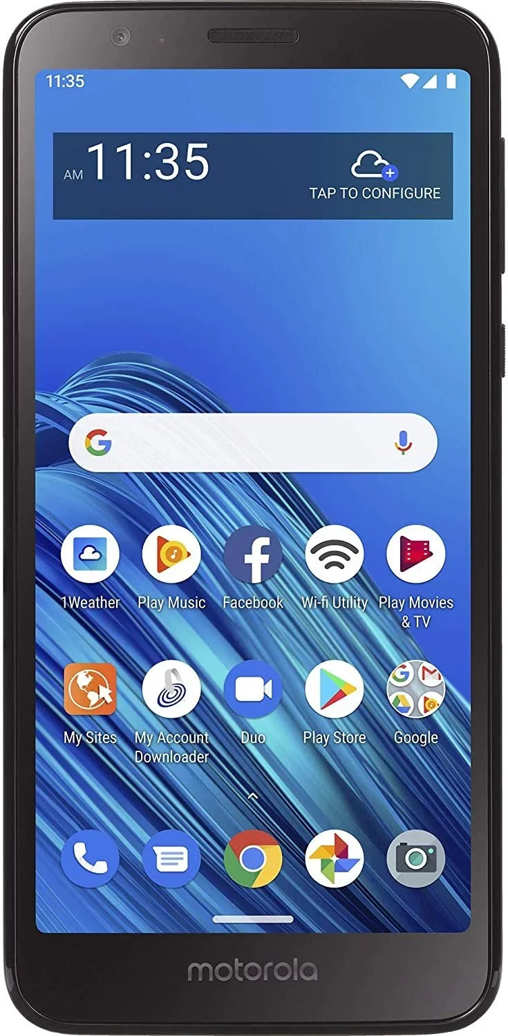 Motorola TracFone Moto E6 4G LTE Prepaid Smartphone Locked Dark 32GB