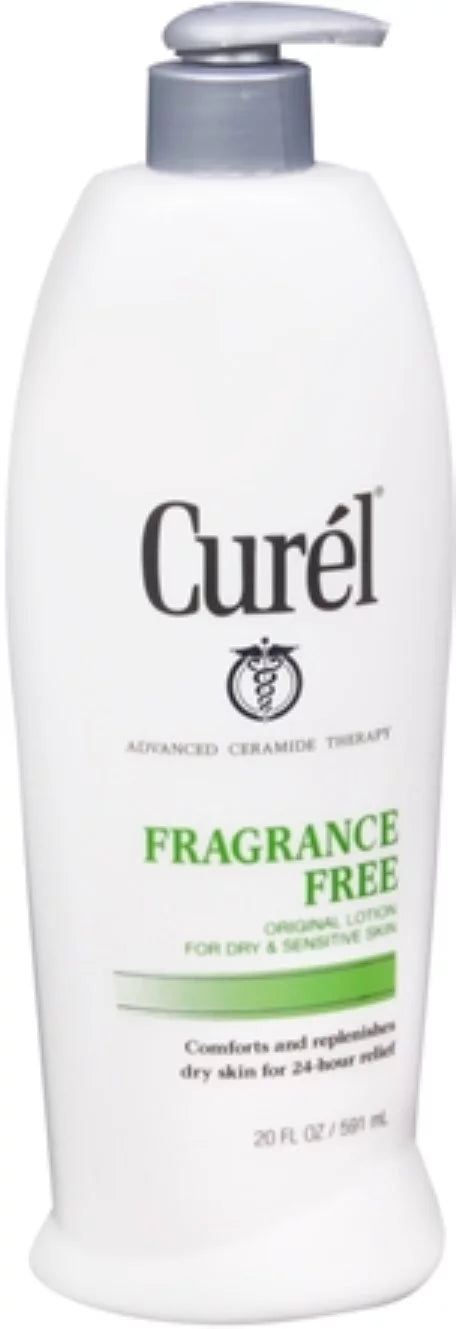 Curel Continuous Comfort Lotion Fragrance Free 20 oz (Pack of 2)