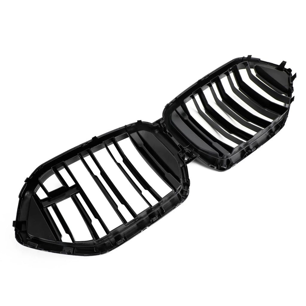 Front Bumper Grille Grill Fit for X6 G06 M50i 2020-2022 W/Camera Hole Jet