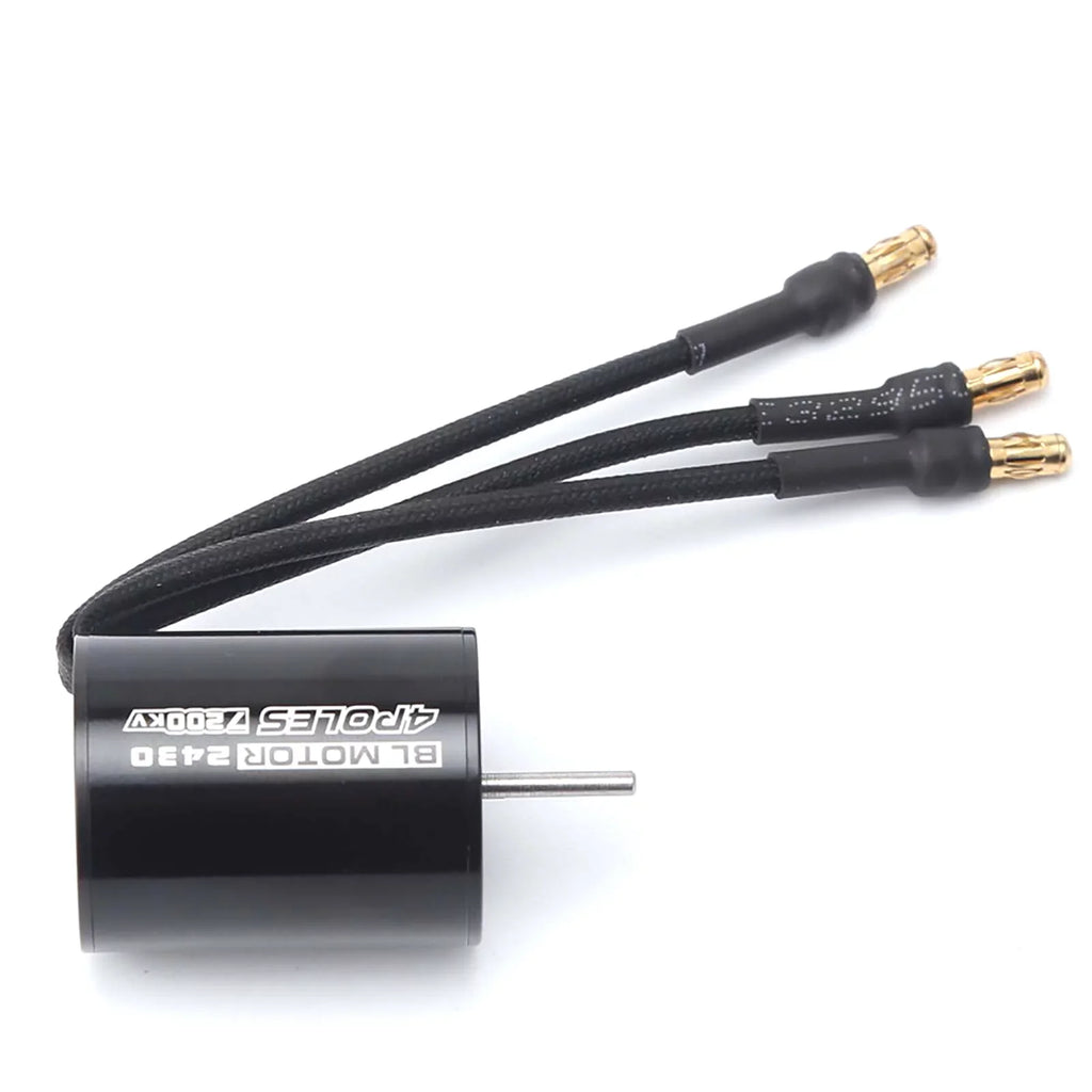 Meterk 2430 7200KV 4P Sensorless Brushless Motor with 25A Brushless ESC（Electric Speed Controller）for 1/16 1/18 RC Car Truck