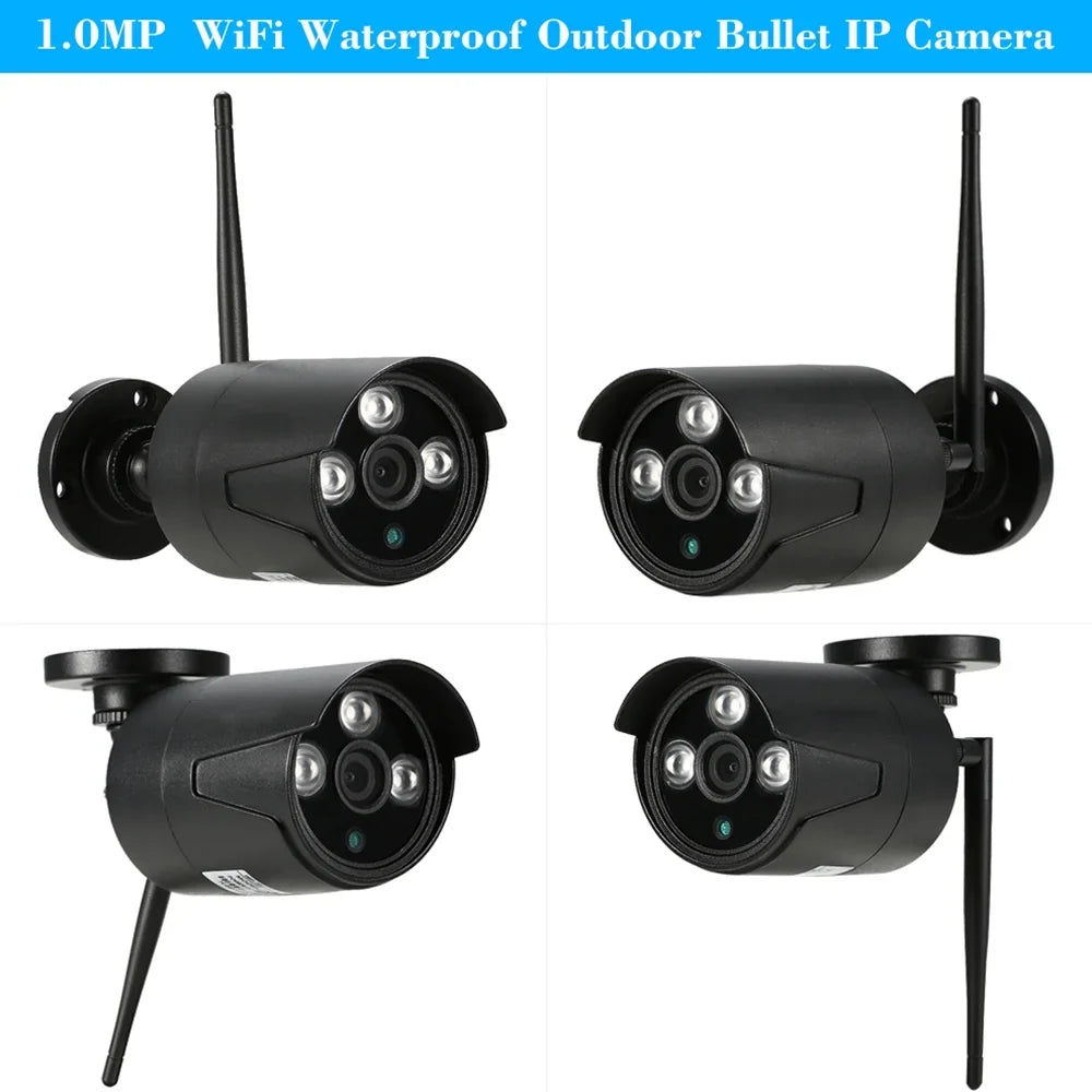 Webcam,Vision Wifi Nvr P2p Ir-cut Vision Webcam Wifi 4ch 1080p Wifi Ip Waterproof Ip Camera Kit With 4pcs 1080p Wifi 1080p Wifi 4pcs 1.0mp Support P2p Wifi Waterproof
