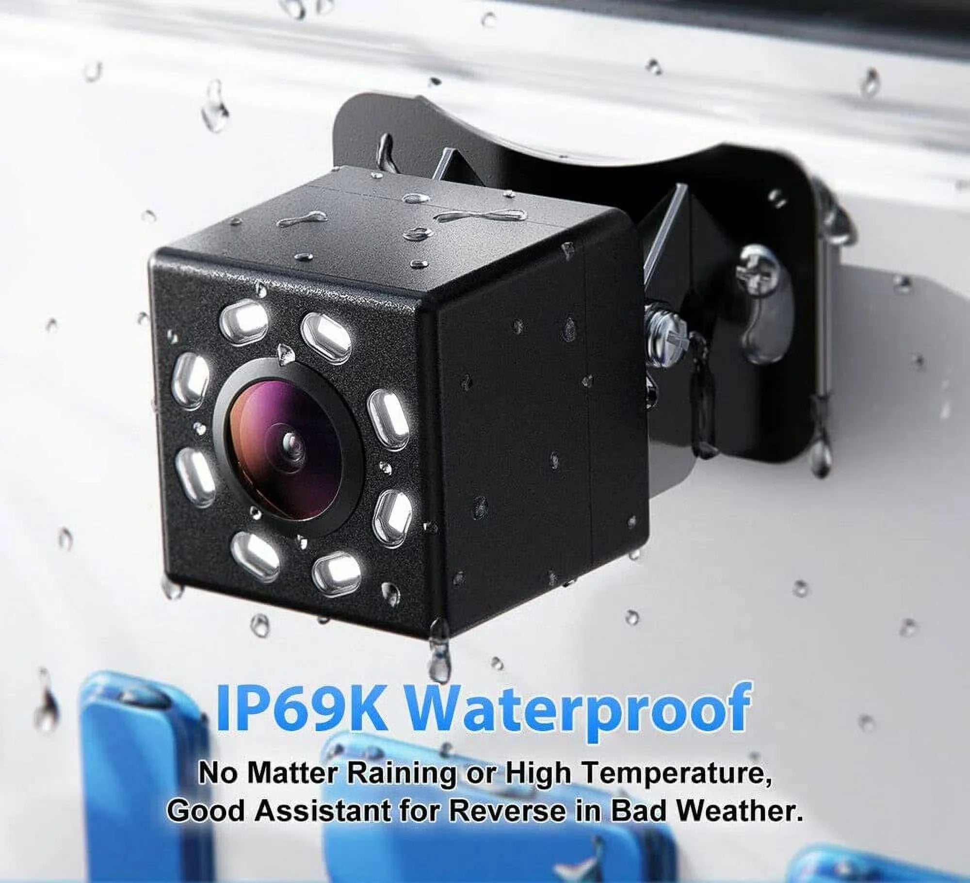 Bileeko Car Backup Camera Rear View System with 4.3" Parking Monitor