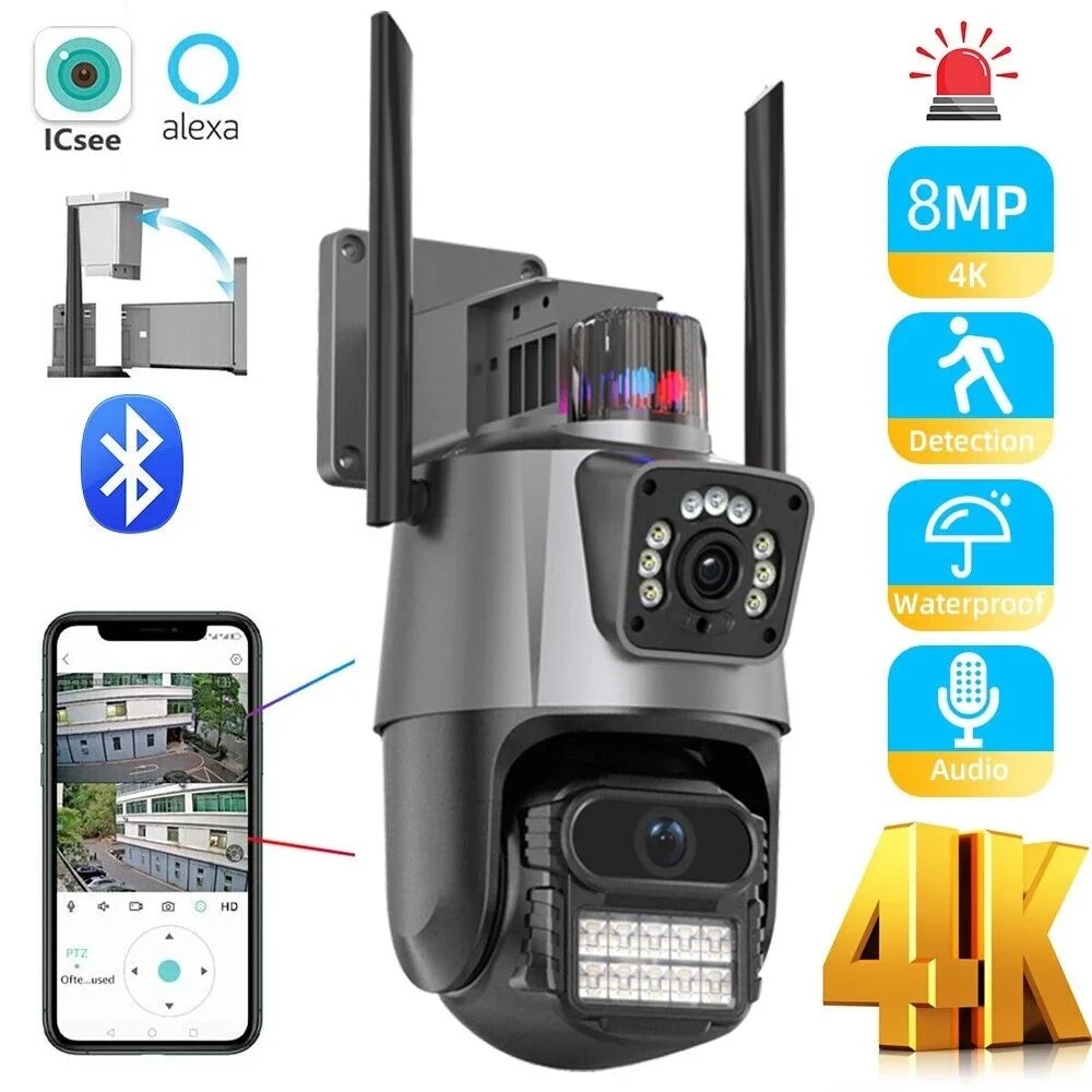 JLLOM Enhanced Dual Antenna Penetration for Maximum Signal Strength - Never Miss a Moment with This PTZ Camera